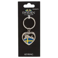 Suvenir Nøkkelring Sweden City