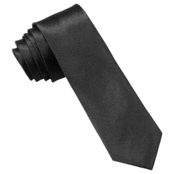 Svart satengslips