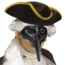 Svart Venetiansk Maske