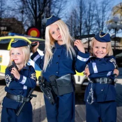 Svensk Politi Barn Kostyme