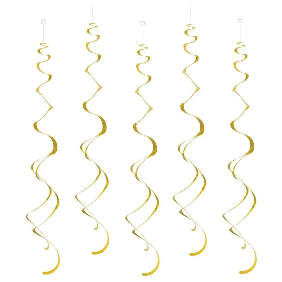 Swirls Gull Hengende Dekorasjon