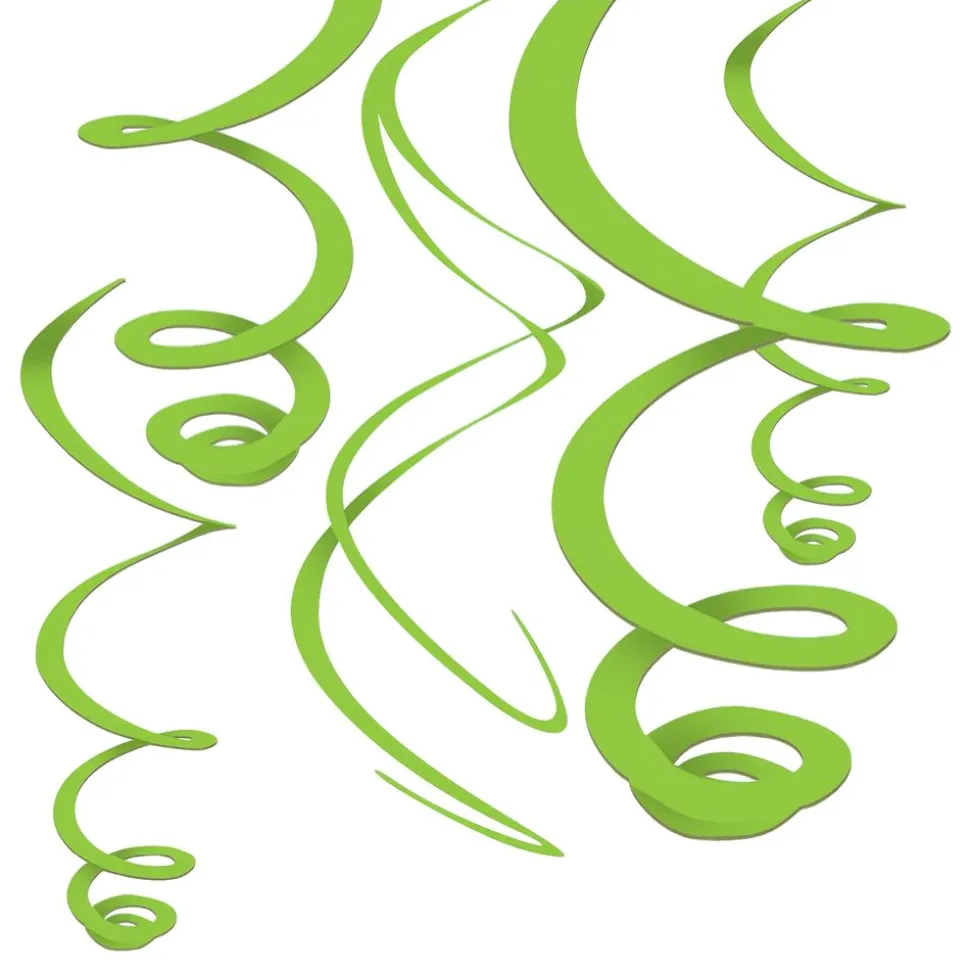 Swirls lysegrønn hengende dekorasjon