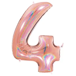 Tallballong Glitter Roségull