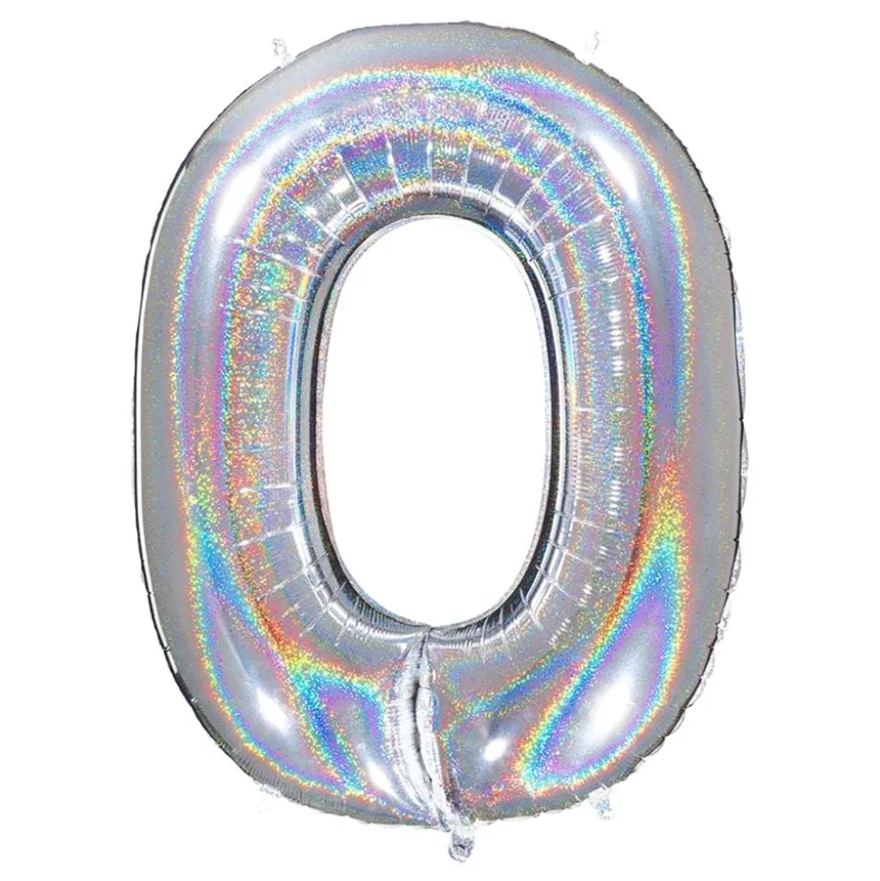Tallballong Glitter Sølv
