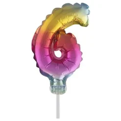 Tallballong Kakedekorasjon Regnbue
