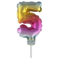 Tallballong Kakedekorasjon Regnbue