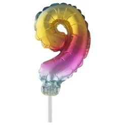Tallballong Kakedekorasjon Regnbue