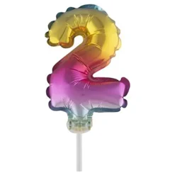 Tallballong Kakedekorasjon Regnbue