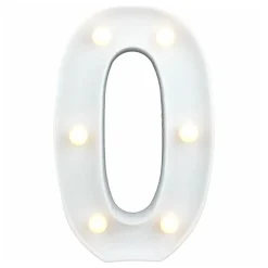 Tall Hvit med LED-belysning