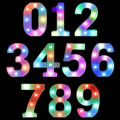 Tall RGB med LED-belysning