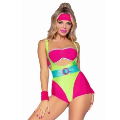 80-talls Aerobics Diva Deluxe Kostyme