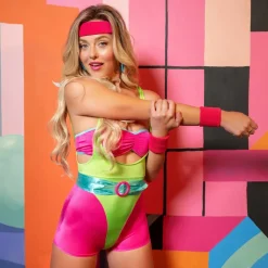 80-talls Aerobics Diva Deluxe Kostyme