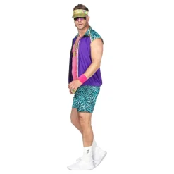 80-talls Aerobics Herre Kostyme