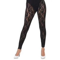 80-talls Blonder Tights Svart