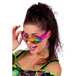 80-talls Briller Neonrosa