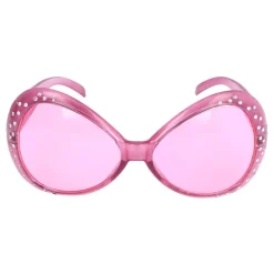 50-tallsbriller Rosa med Strass