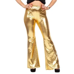 70-talls Bukser Dame Gull Metallic