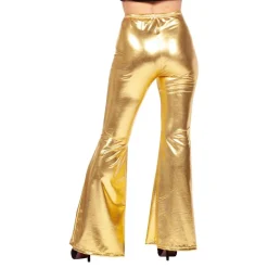 70-talls Bukser Dame Gull Metallic