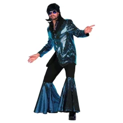 70-talls Disco Kostyme Turkis Kostyme Deluxe