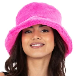 90-talls Fluffy Solhatt Rosa