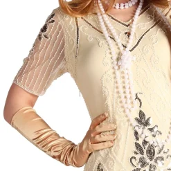 20-talls Gatsby Kjole Elfenben Kostyme Deluxe