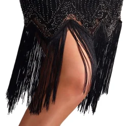 20-talls Gatsby Kjole Svart Kostyme Deluxe