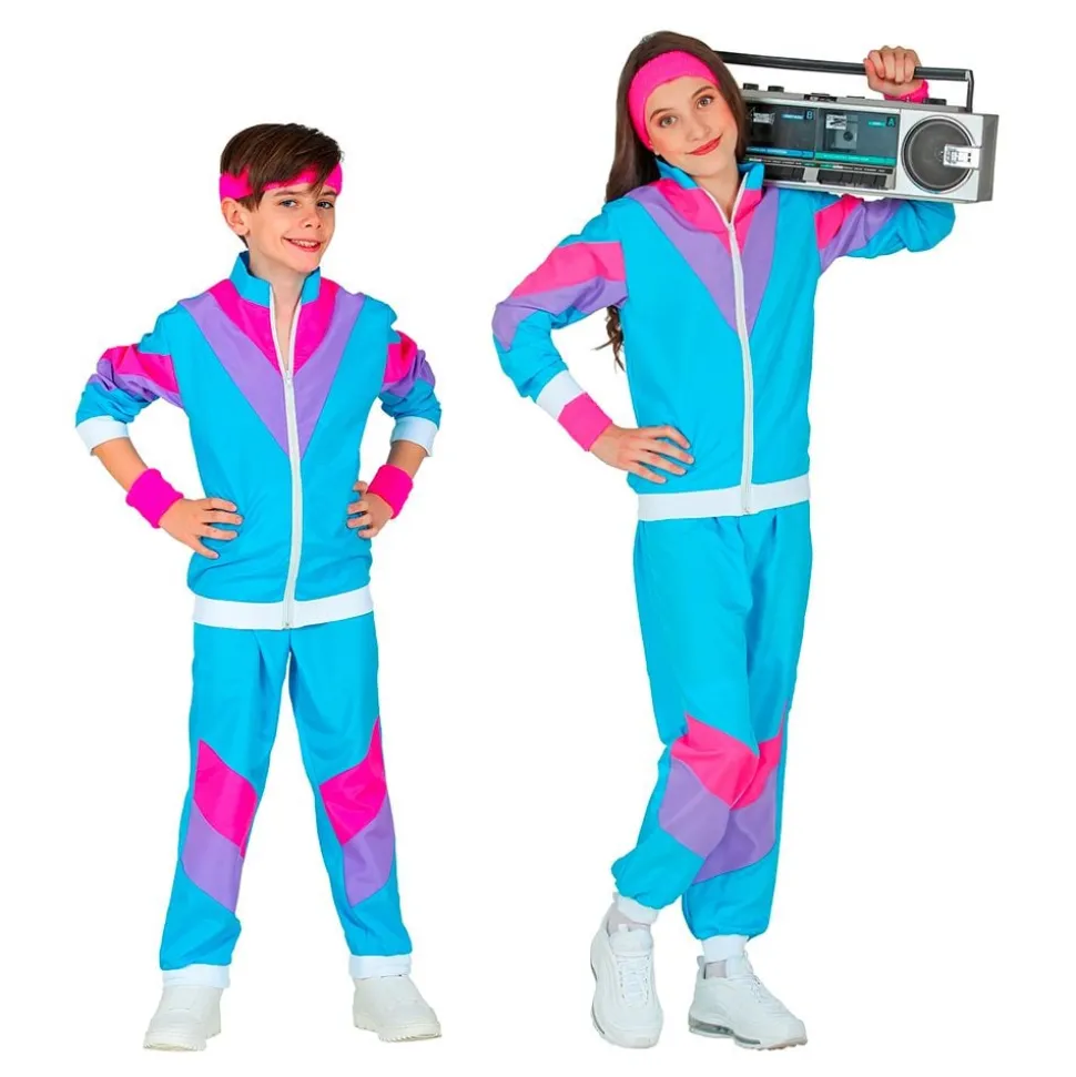 80-talls Grilldress Lyseblå Barn Kostyme