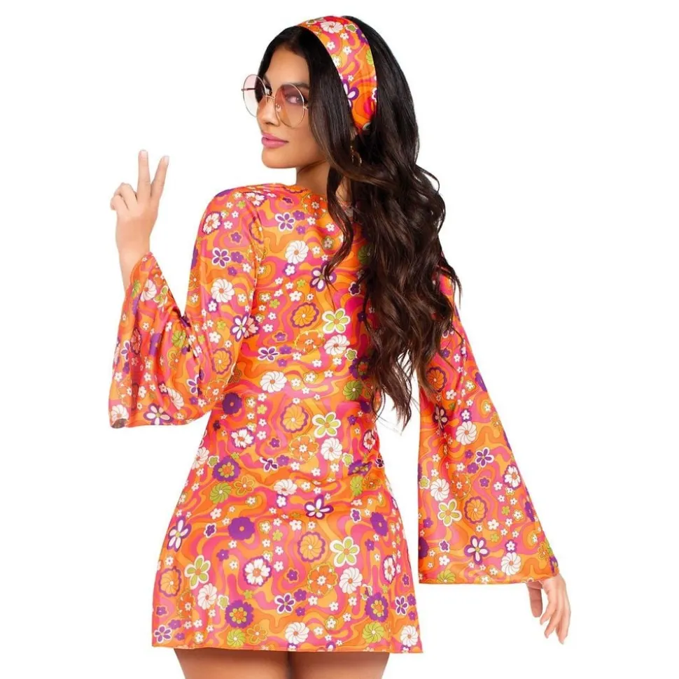 60-talls Hippie Deluxe Kostyme