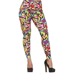 90-talls Leggings Mønstrede