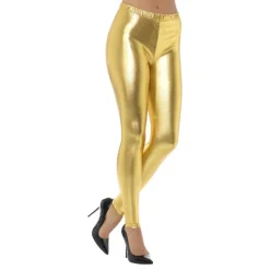 80-talls Metallic Disco Leggings Gull