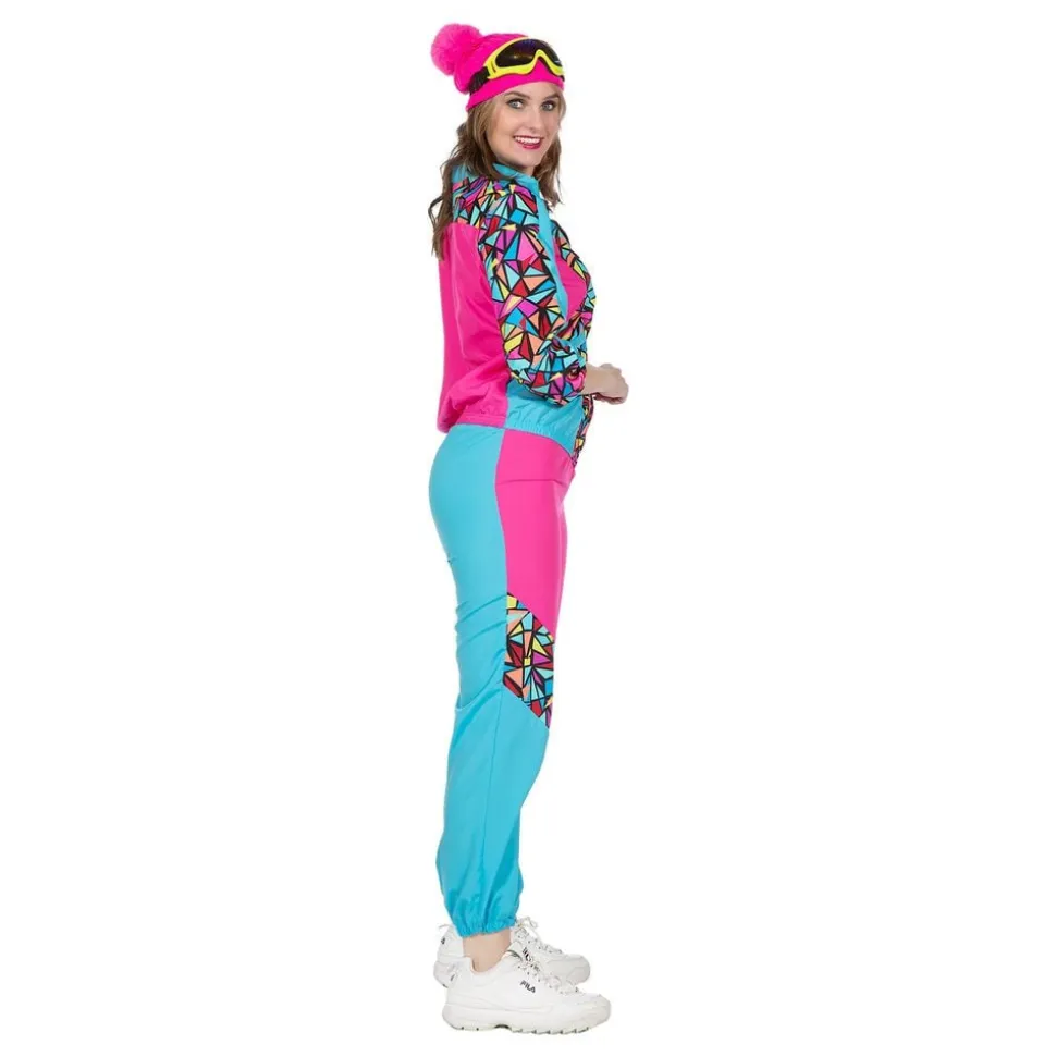 80-talls Neon Skidress Dame Kostyme