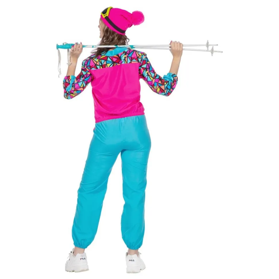 80-talls Neon Skidress Dame Kostyme