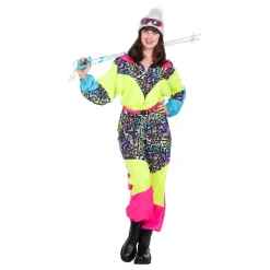 80-talls Neon Skidress Dame Kostyme