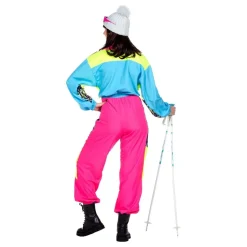 80-talls Neon Skidress Dame Kostyme