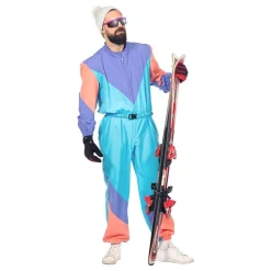 80-talls Retro Skidress Herre Kostyme