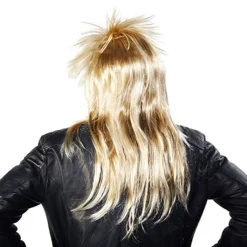80-talls Rocker Blond Parykk