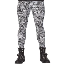 80-talls Sebramønstrede Leggings Herre
