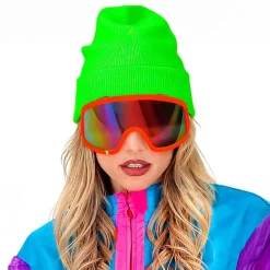 80-talls Skibriller Neonoransje