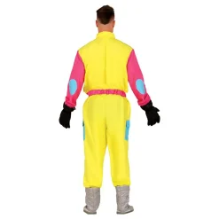 80-talls Skidress Rosa/Gul Herre Kostyme