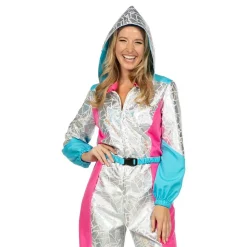80-talls Skidress Sølv Kostyme