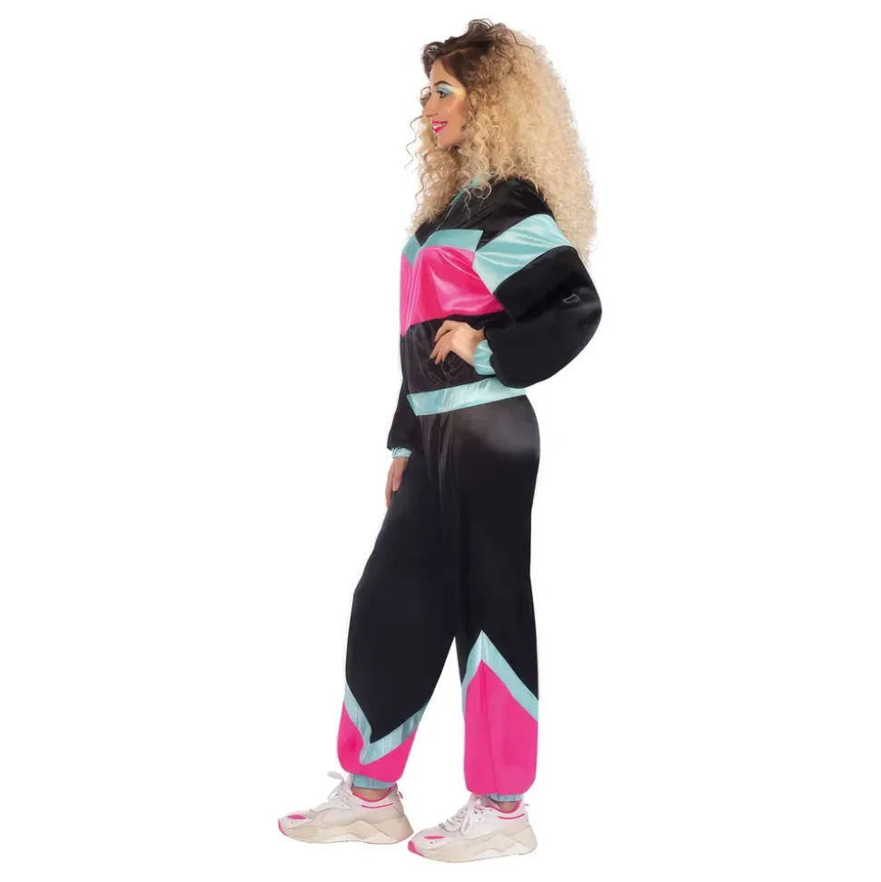 80-talls Svart Grilldress Kostyme