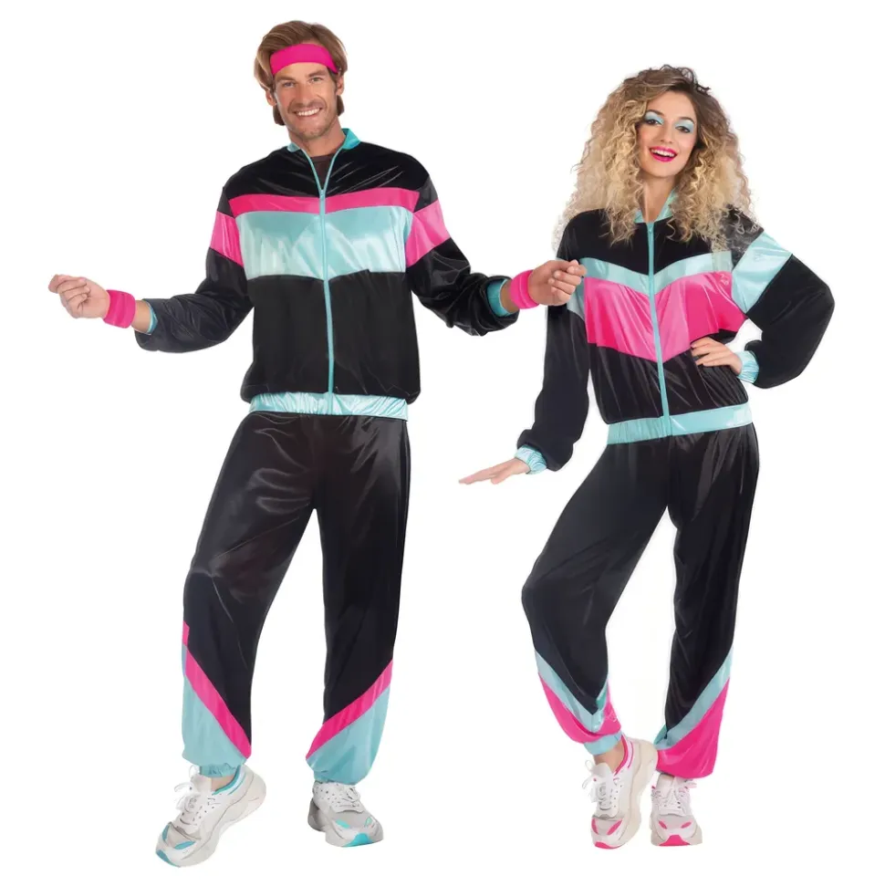 80-talls Svart Grilldress Kostyme