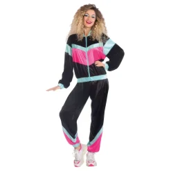 80-talls Svart Grilldress Kostyme