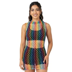 Tanktop i mesh flerfarget