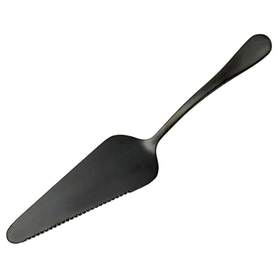 Tartespade i rustfritt svart