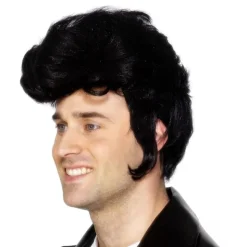 Teddy Boy Svart Parykk