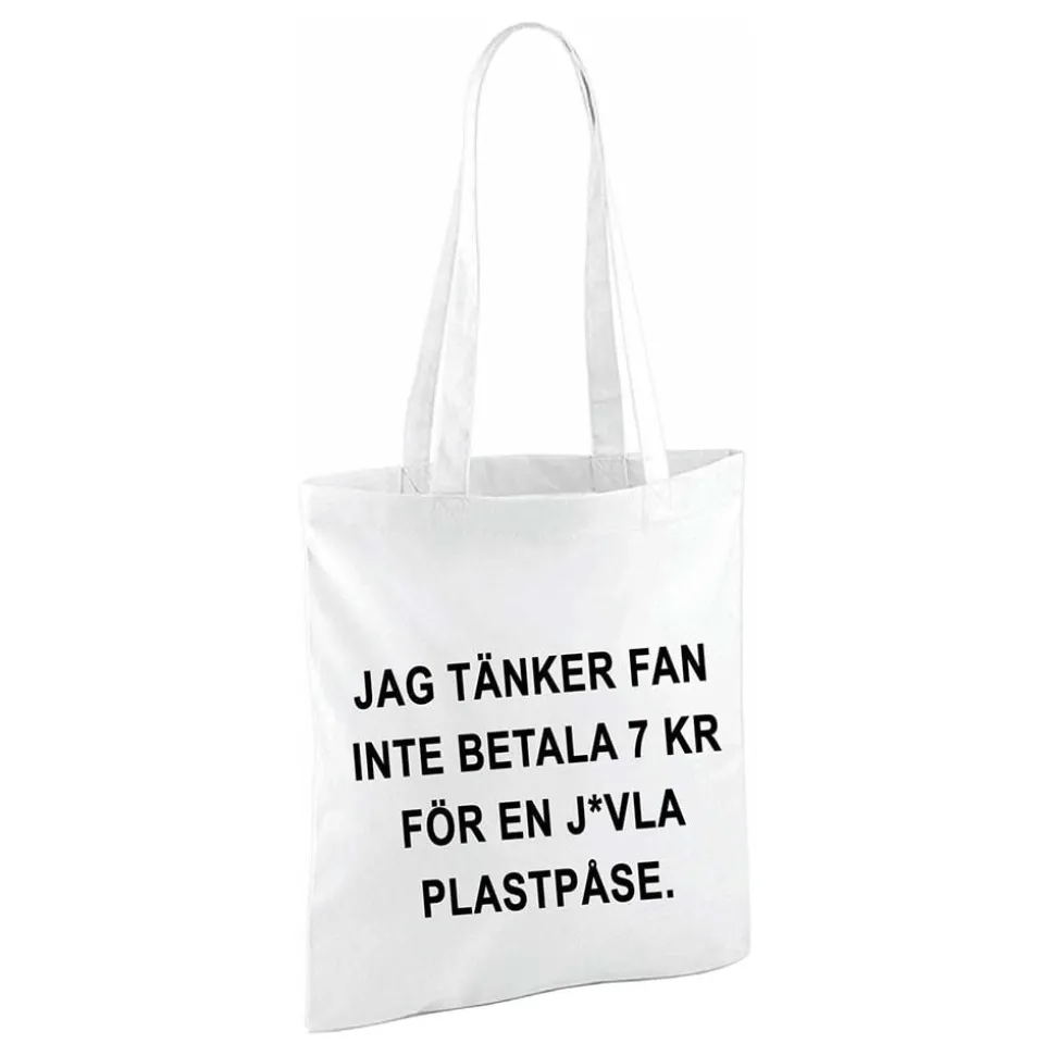 Tekstilpose Jag Tänker Fan Inte Betala
