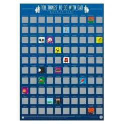 100 Things To Do With Dad Bucketlist Skrapetavle