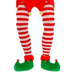 Tights Rød/Hvit Stripete Herre