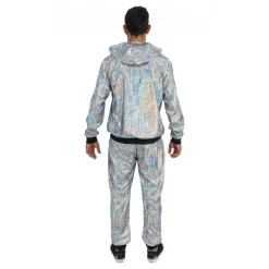 Tracksuit Geometrisk Iridescent Sølv